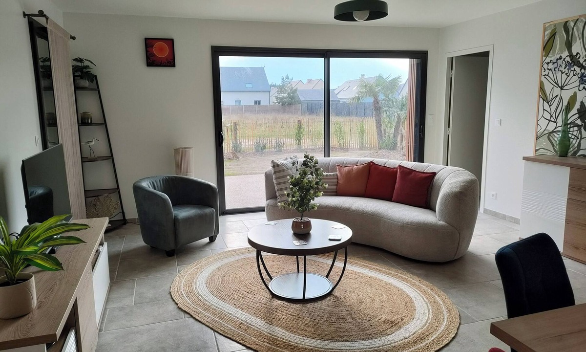 Portbail House | 400m from the beach, new house for relaxation