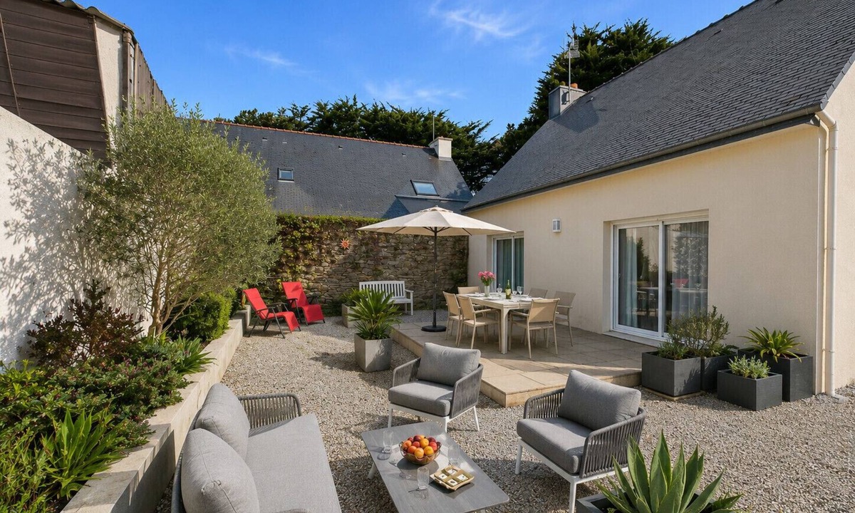 Saint-Pierre-Quiberon House | 500m from the beach – House for 6 with terrace