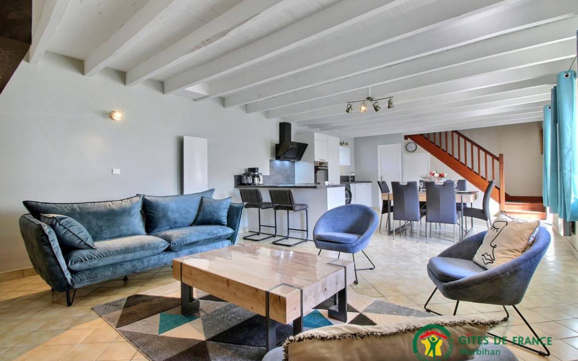 Larmor-Baden House | 90 m² Gîte ∙ 3 bedrooms ∙ 6 guests