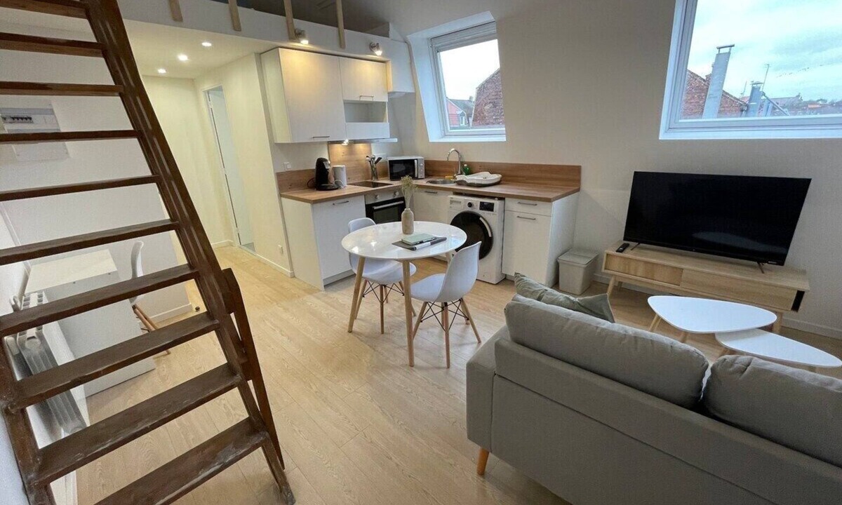 Roubaix Apartment | Apartment-City view-Private Bathroom