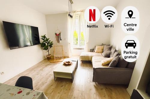 Gueret Apartment | Appart Hotel 23 - Le Cocon Creusois 3
