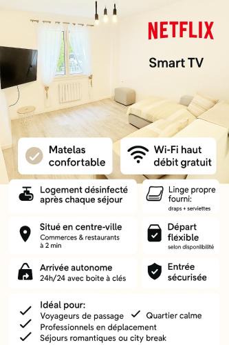 Gueret Apartment | Appart Hotel 23 - Le Cocon Creusois 1