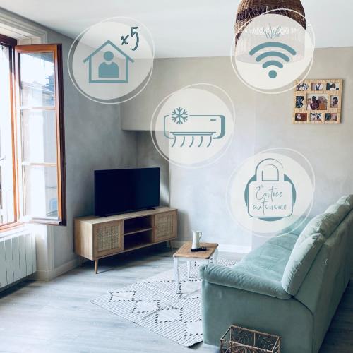 Charlieu Apartment | Appartement centre de Charlieu