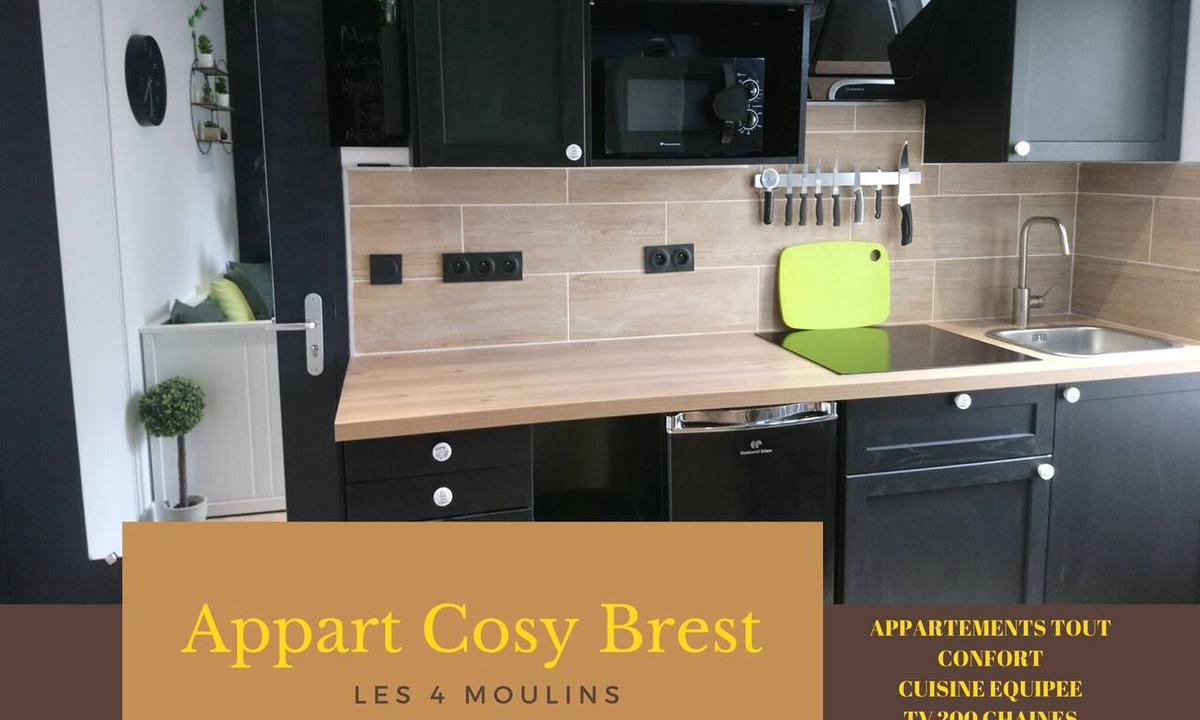 Rive Droite Apartment | Appartement Cosy Brest 8