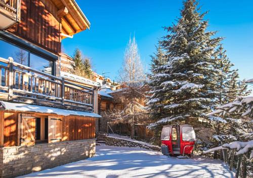 Mont-de-Lans Ski Chalet | Appartement dans chalet 5 pièces, 14 pers, 4 ch, WiFi, jardin privé