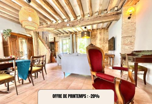 Bouhy House | Baolocation Bouhy - Idéal famille & groupe d'amis -16min Guédelon - Wifi