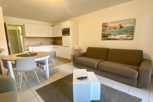 Les Hauts de Canet Apartment | Barcaresa - Malibu village Catalan T2 terrasse