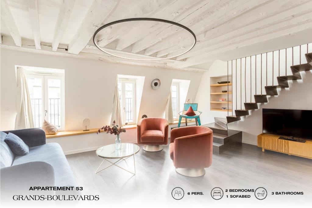Quartier de la Porte-Saint-Denis Apartment | Beauquartier - Grands Boulevards