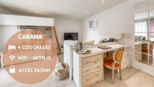 D'Huison-Longueville Apartment | CABANA 4 pers Wifi Boîte à clé Netflix