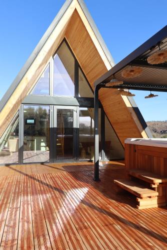 Durban-Corbieres Ski Chalet | Cabane A-Frame insolite avec Spa Privatif