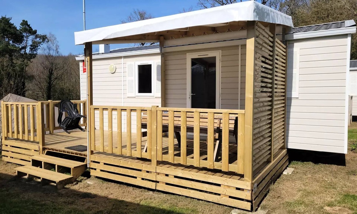 Guillac House | Camping des Cerisiers * - Mobilhome EVO clim Duo 6 people