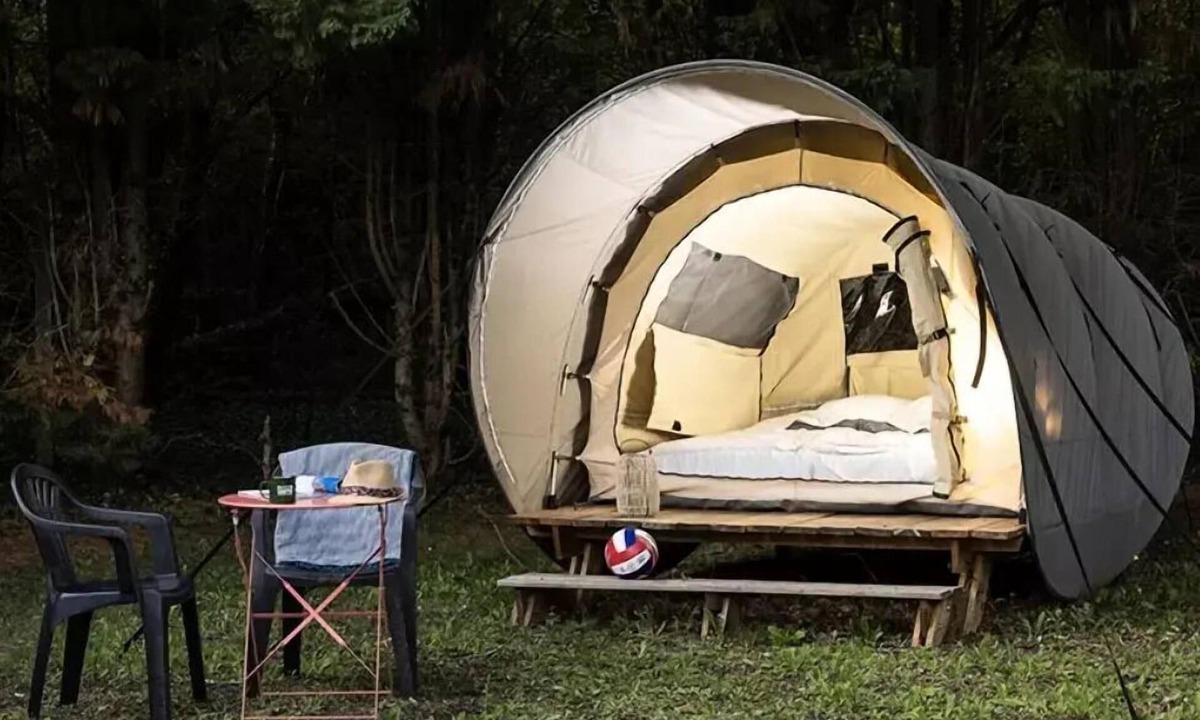 Bagneaux-sur-Loing House | Camping La Rivière Dorée* - Cozy Nest Tent 2 people