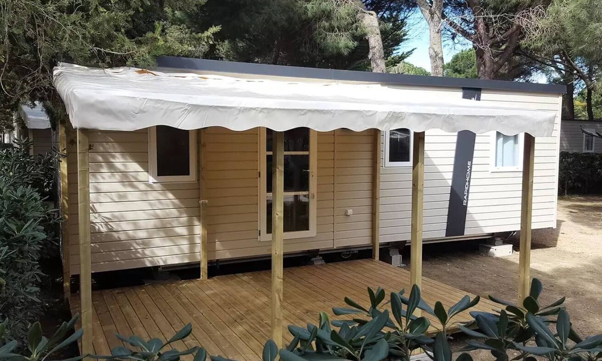 Sainte-Marie-la-Mer House | Camping Le Sainte Marie**** - Mobile home Cosy TV Clim 3 Rooms 4 persons