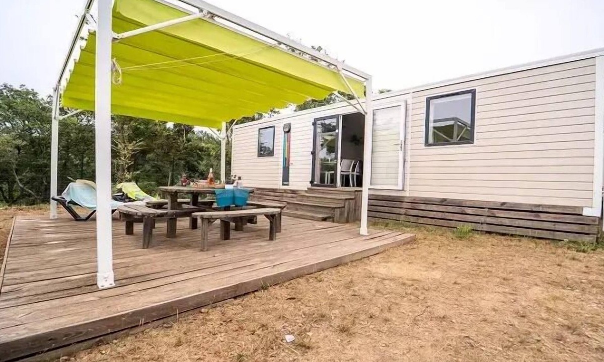 Laroque-des-Alberes House | Camping les Albères* - Mobile Home Duo 3 Rooms 4 People