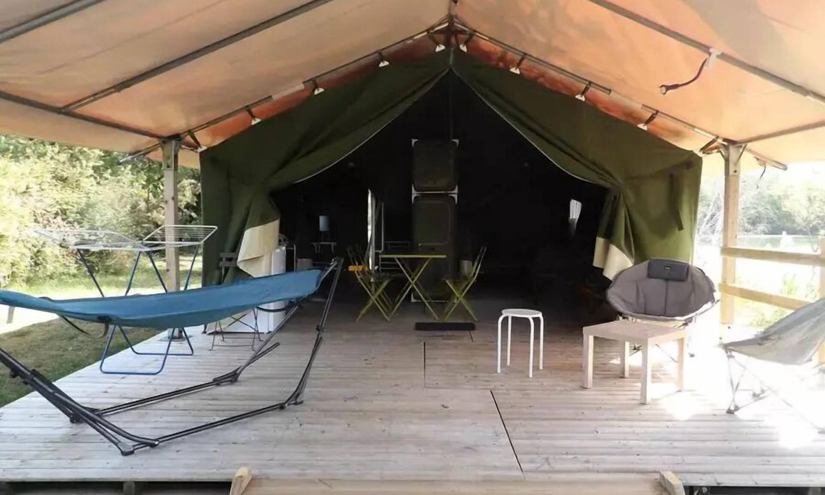 Saint-Sornin House | Camping maeva Escapades Les Étangs Mina * - Lodge Tent 3 Rooms 5 people Without Sanitary