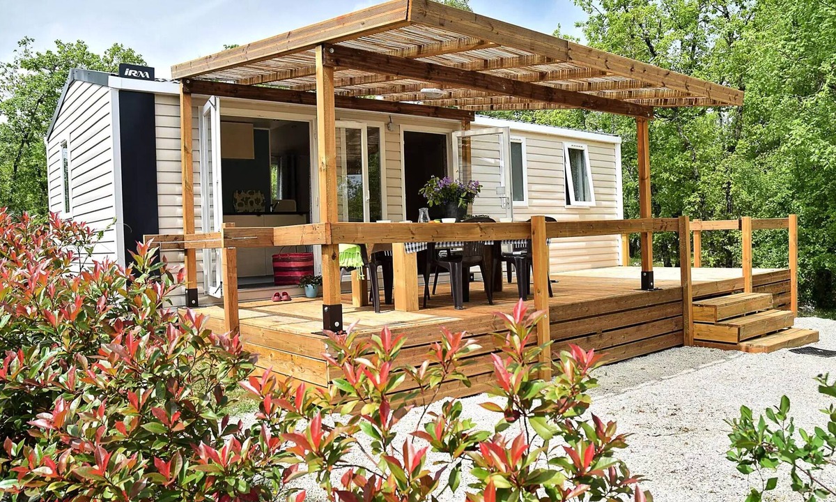 Saint-Antonin Noble Val House | Campsite Les 3 Cantons* - Mobile home Lavaurette 4 rooms 6 persons
