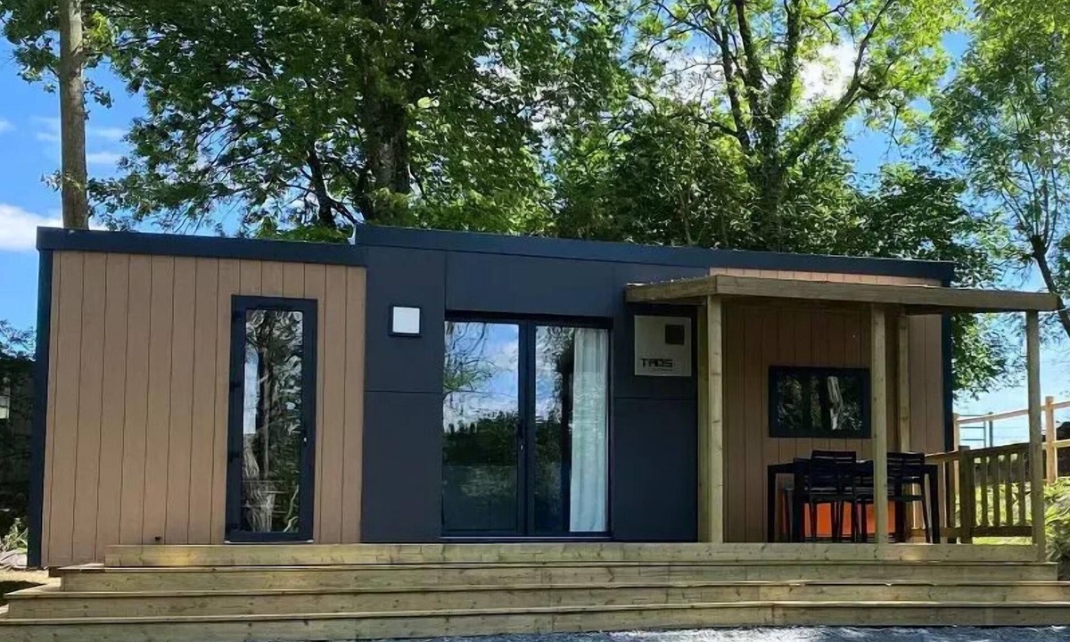 Cahagnolles House | Campsite L'Escapade - Taos Mobile Home 3 Rooms 2 Bathrooms 4 People Air Conditioned