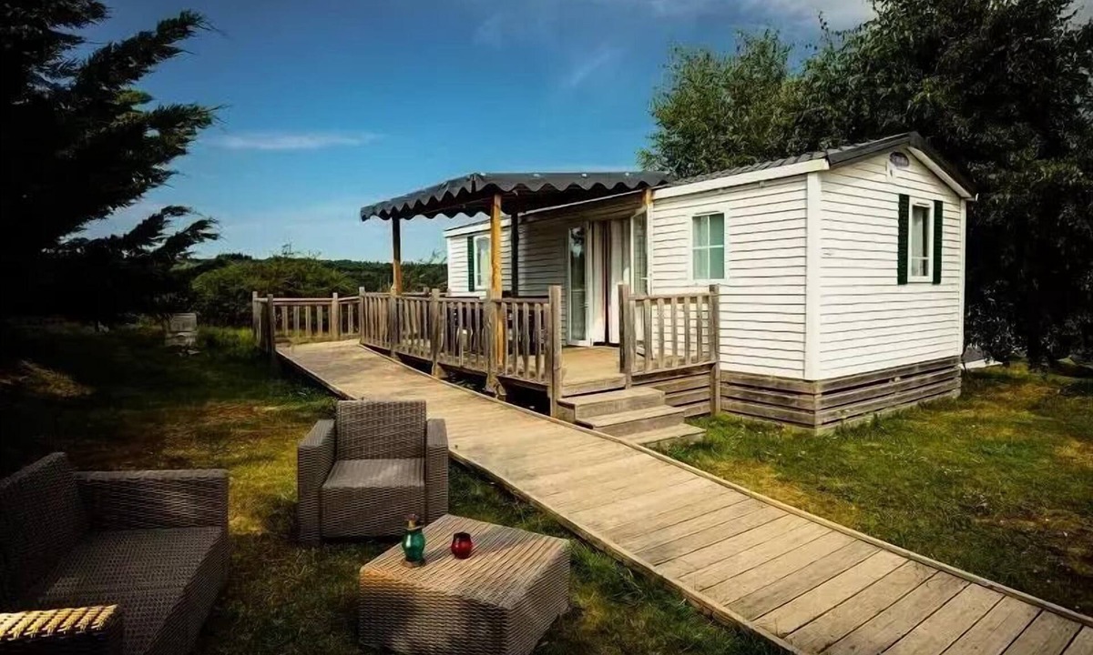 Chastanier House | Campsite Les sous bois du Lac * - Ophéa Premium mobile home PMR 6 people