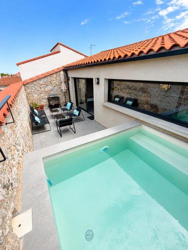 Saint-Hippolyte Villa | Can Montgaillard - La Cave - Rooftop avec Piscine- 3 chambres proche mer