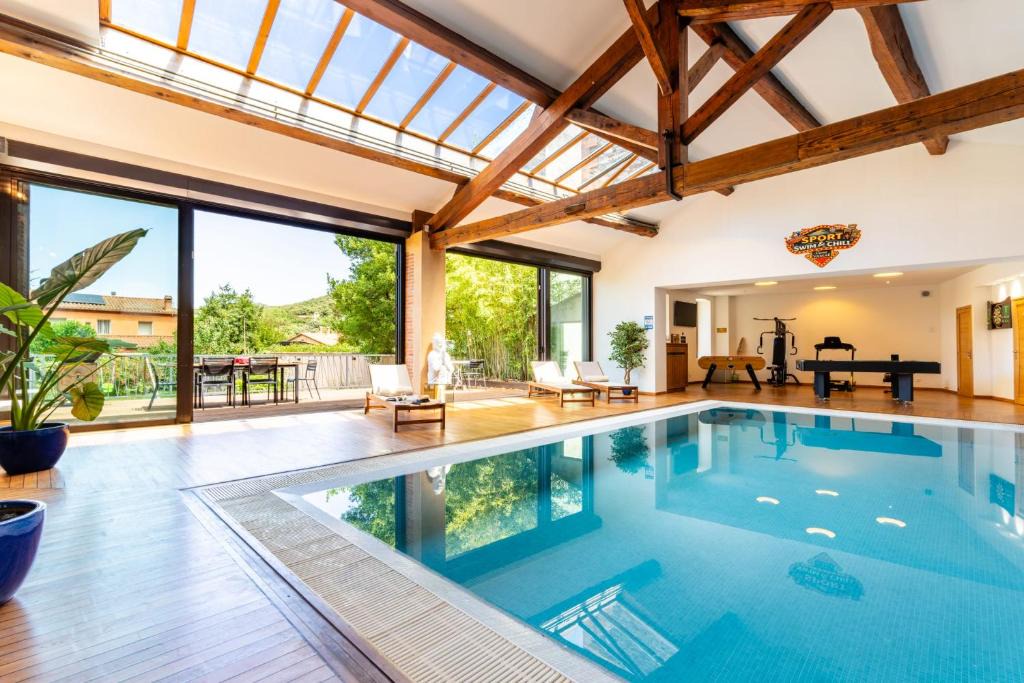 Amelie-les-Bains-Palalda Villa | Casa Vamaë Heated pool & cinema