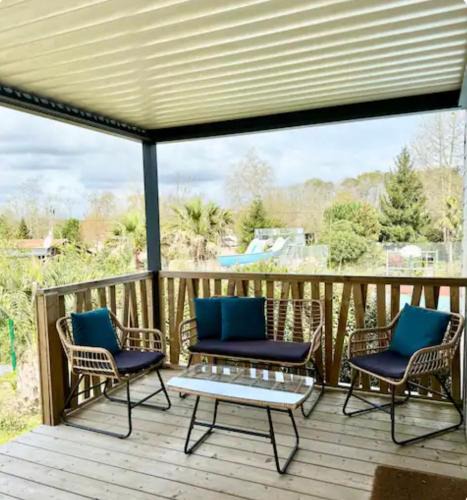 Saint-Geours-de-Maremne Ski Chalet | Chalet à louer - 52m2 - Landes