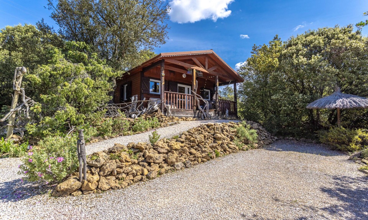 Rouffiac-des-Corbieres House | Chalet 'Afrique' with Mountain Views, Shared Pool and Private Terrace