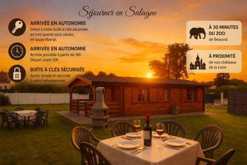 Villefranche-sur-Cher Ski Chalet | Charmant chalet au cœur de la Sologne