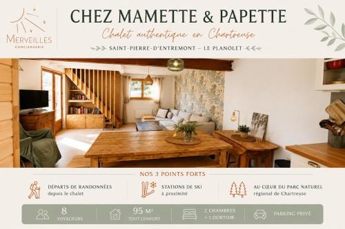Saint-Pierre-d'Entremont Ski Chalet | Chez Mamette & Papette - Chartreuse Chalet