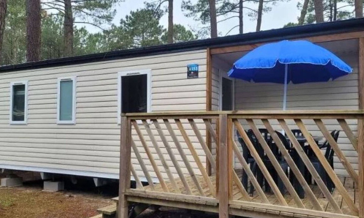 Messanges House | Comfort Mobile Home for 6 with Terrace
