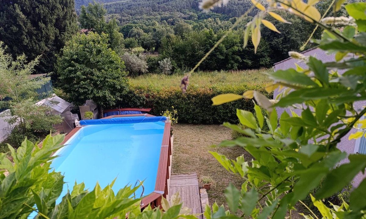Cendras Apartment | Cosy self-contained suite with terrace, garden and pool in the Cévennes region.