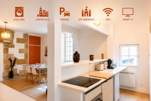 Montlucon Apartment | Cozy apartment in old Town Montluçon, market & restaurants