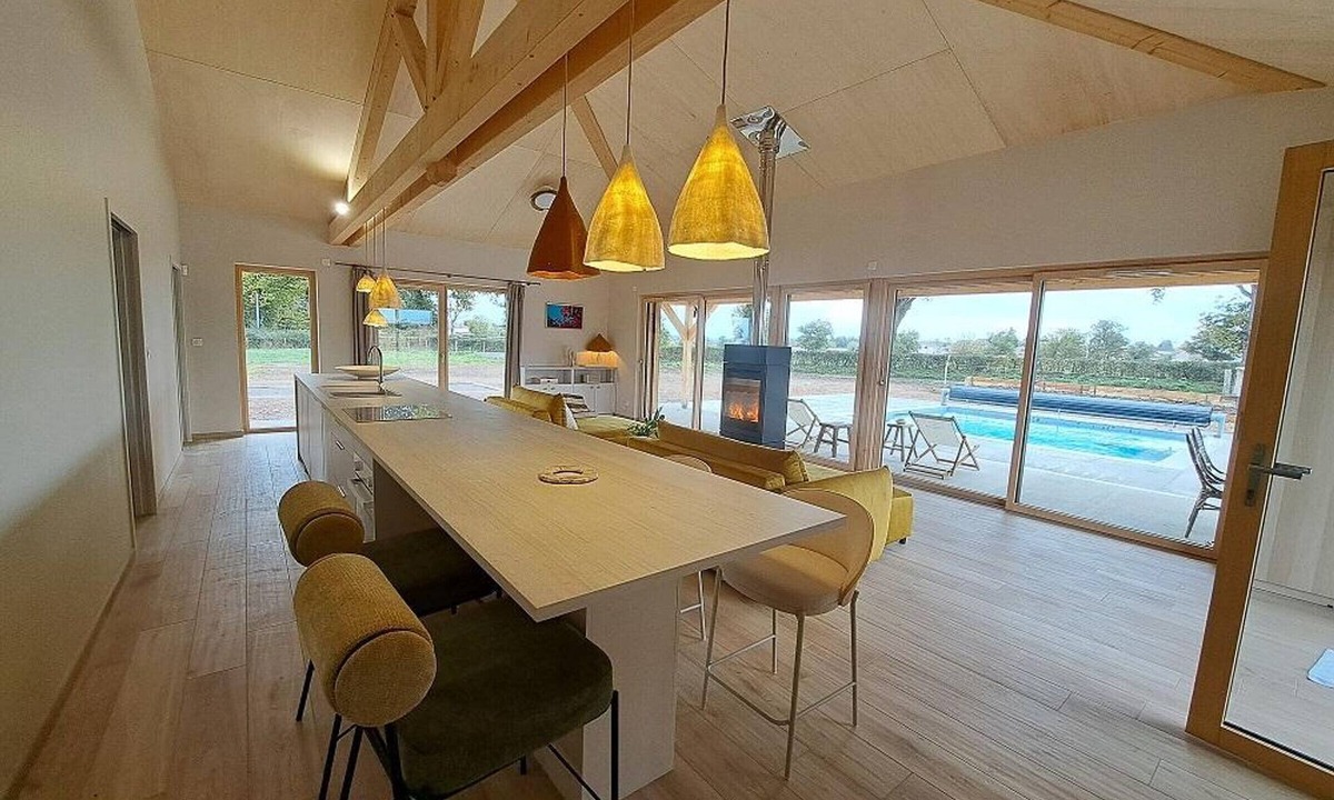 La Pacaudiere Cottage | Cozy Lodge in Vivans with Pool and Spa, Pets Allowed
