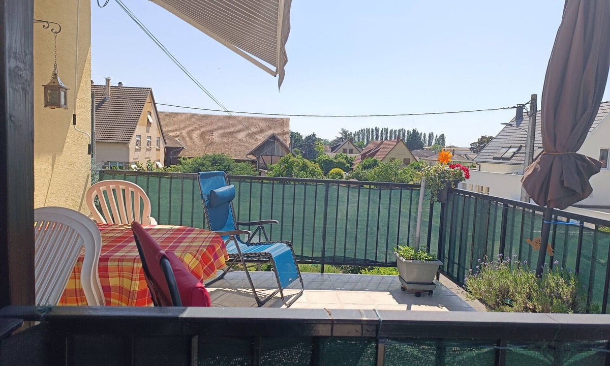 Jebsheim Apartment | Cozy lodging with terrace and parking in Jebsheim