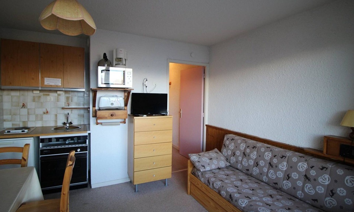 Auris Apartment | Cozy studio for 2 near slopes with balcony and parking – Auris en Oisans