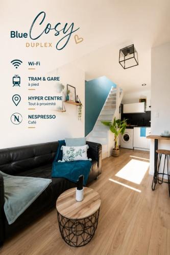 Grenoble City Centre Apartment | Duplex Cosy & Lumineux, Tram, Hyper-Centre, Netflix
