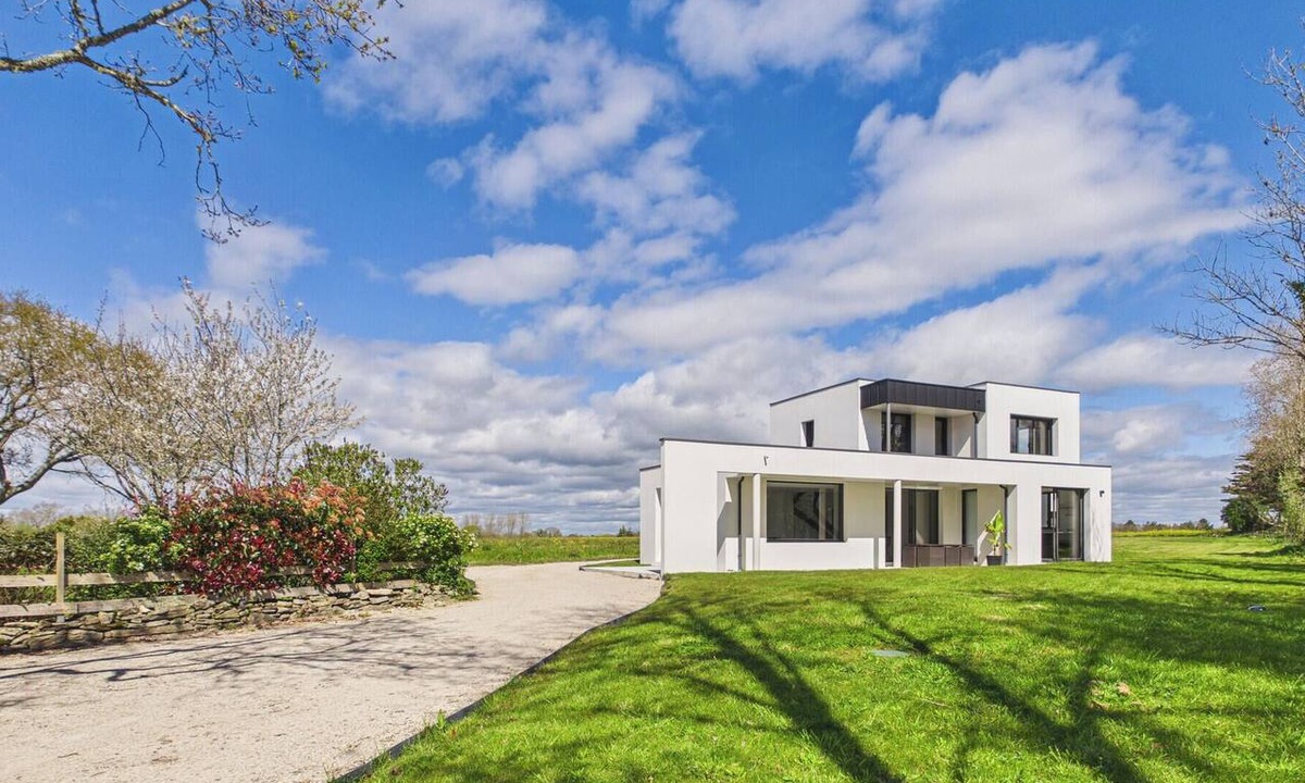 Nevez House | -EDGE- Modern house with garden, near beach.