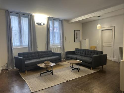 Bourges Apartment | Ensemble Privatif - T3 et T4 - 190m2 - 10 pers - Cour et Parking - Hypercentre