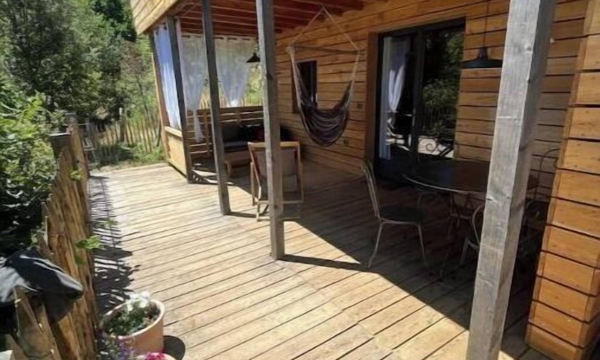 Sainte-Croix-Vallee-Francaise House | Ecogîte1en Cévennes: Nordic bath with view