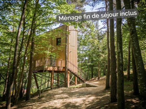 La Bastide-Puylaurent House | Gîte Cabane insolite dans les Cévennes – Les Sous-Bois