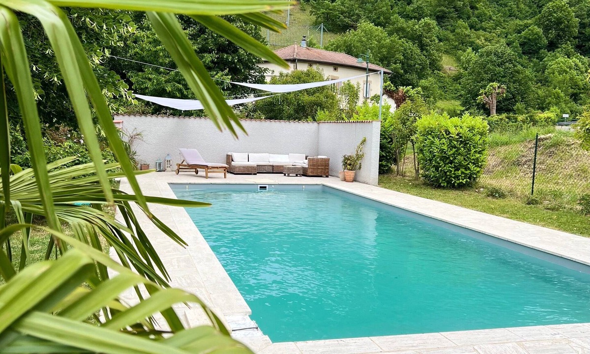 Beauregard-Baret House | Heated Private Pool with Vercors View