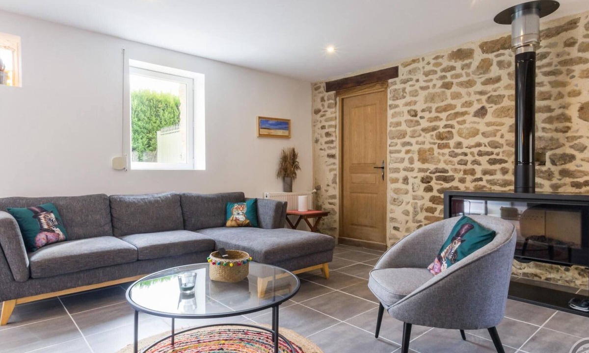 Carneville Cottage | House with sea view, fireplace, pets allowed, near Cherbourg