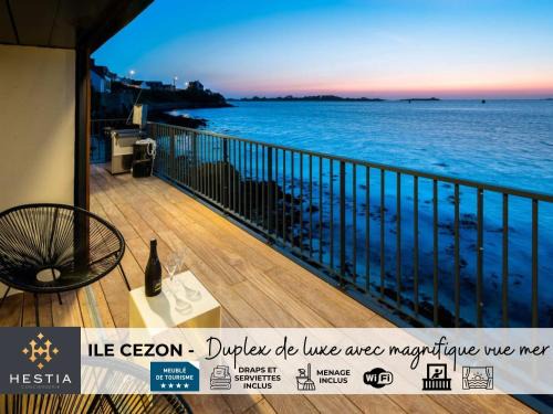 L'Aber Vrac'h Apartment | ILE CEZON - Duplex de luxe avec magnifique vue mer