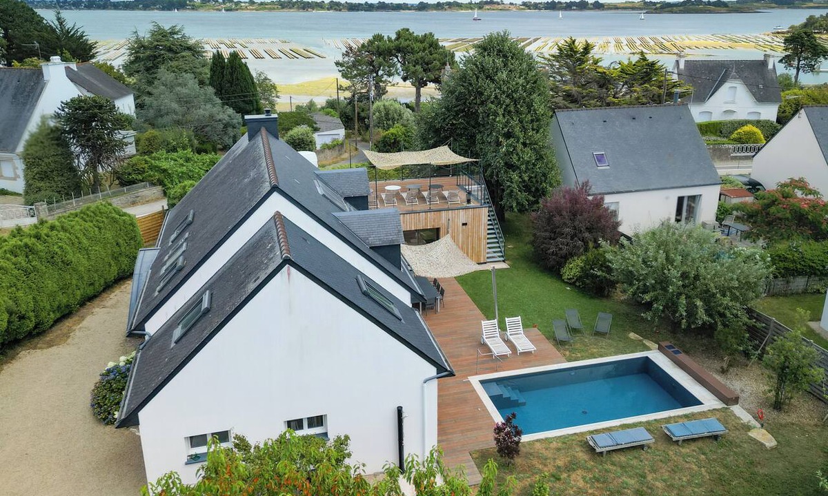 Larmor-Baden House | Ile de Berder à Pied et Très Beau Verger Dans un Parc Clos
