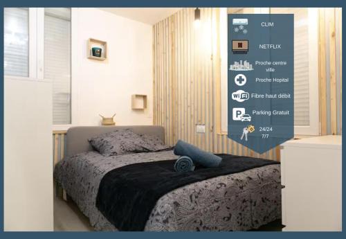 Pithiviers Apartment | Joli studio Clim & Wifi