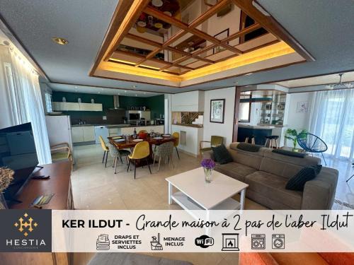Breles House | Ker Ildut - Grande maison à 2 pas de l'aber Ildut