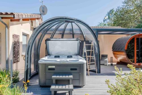 Pompejac Apartment | L'Escale Sud Gironde - Séjour en amoureux avec jacuzzi privatif - Piscine - Massage Traiteur & Brunch possibles