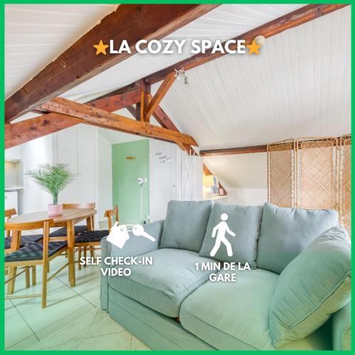 Corbeil-Essonnes Apartment | La Cozy Space - 1 min Gare De Corbeil