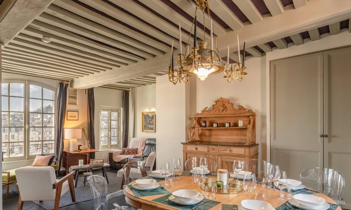 Honfleur House | La Demeure du Clocher 4★ | A/C | On the Port & Place Sainte-Catherine | 8 g