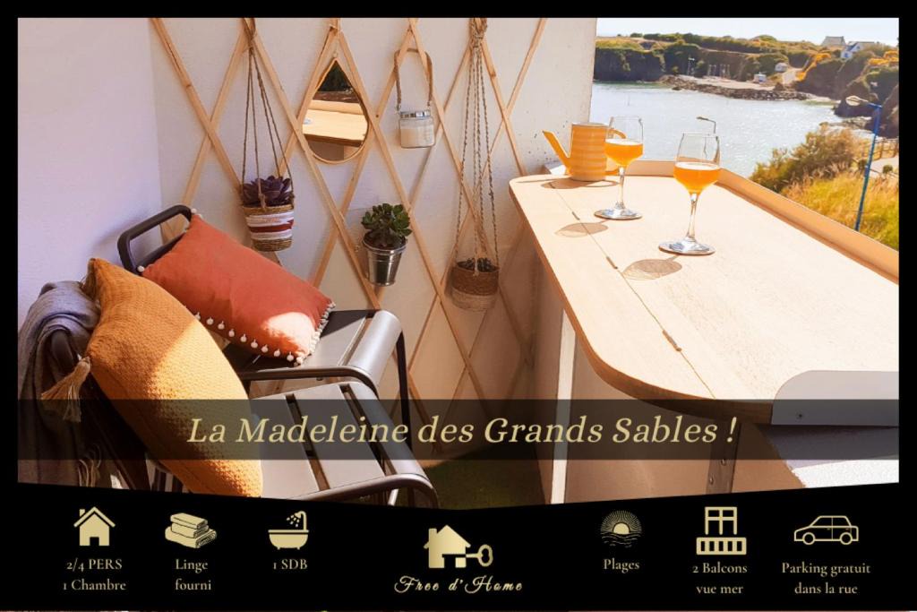 Le Pouldu Apartment | LA MADELEINE DES GRANDS SABLES 1- 4 PERS