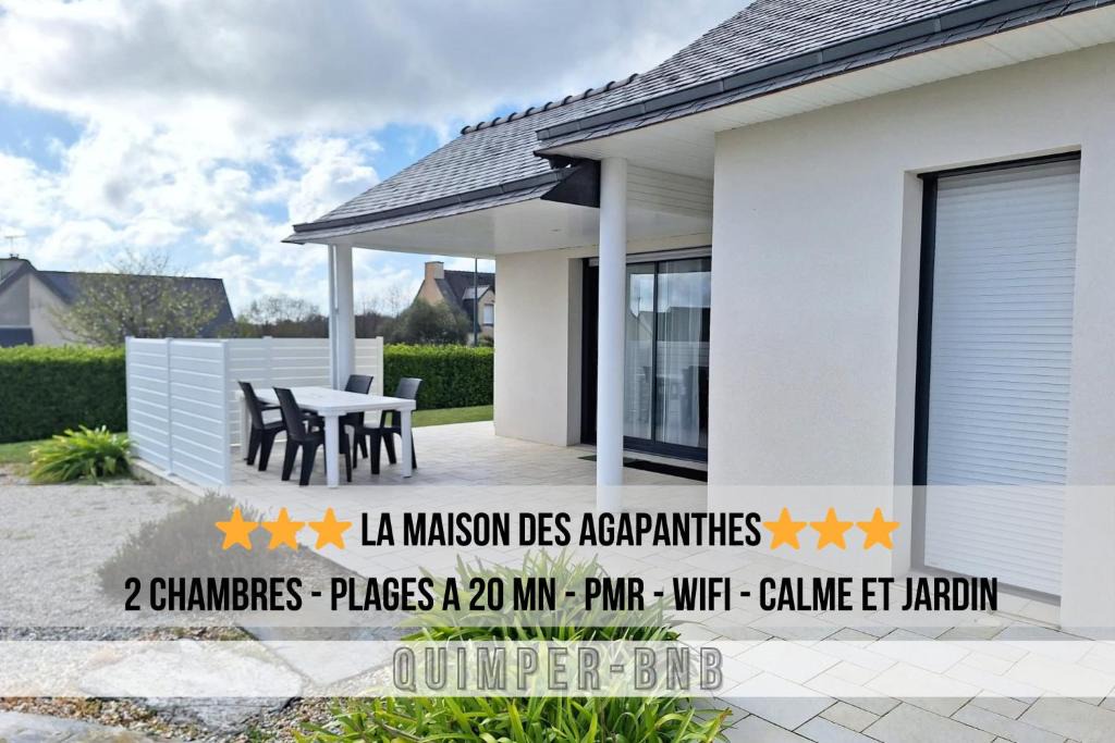 Pluguffan House | La Maison des Agapanthes - accès PMR - à 20 mn des Plages